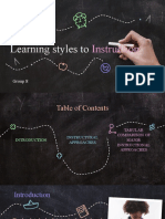 Matching Learning Styles To Instruction