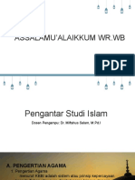 Islamic Mosque Sunset PowerPoint Templates