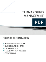 Turnaround Managemnt: Prepared by Reshma Sheikh 10MBA00057