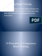 Competency-Based Training