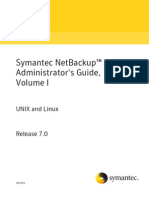 NetBackup AdminGuideI UNIXServer