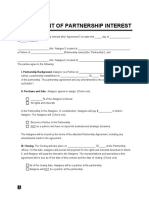 Assignment of Partnership Interest