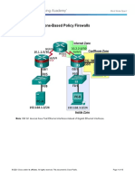 4.4.1.2 Lab - Configuring Zone-Based Policy Firewalls