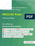 Niaclao E: Previous Paper