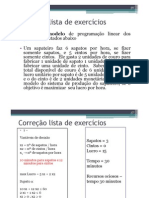 Resolução Dos Modelos - Lista de Exercício PO