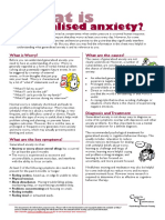 Generalised Anxiety Information Sheet - 01 - What Is Generalised Anxiety