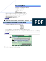 2.3.2 Procedure For Mounting Mold