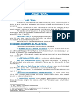 2020 - Acao Penal - Condições Da Ação e Pressupostos Processuais - Ficha