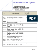 FEEDBACK FORM - Steel Bridge Course