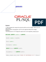 PL SQL Assignments