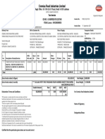 Cremica Food Industries Limited: Tax Invoice