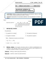 C Y T 3RO - Balanceo de Ecuaciones