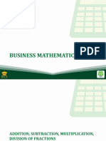 1 Addition Subtraction Multiplication Division of Fractions