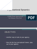 Organizational Dynamics: A Multi-Frame Approach by Leo Bolman Terry Deal