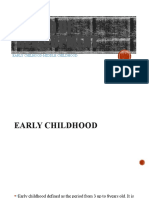 Early & Middle Childhood