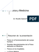 Fisica y Medicina DR Rodolfo Gabriel Figueroa S