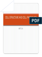 Cell Structure and Cell Physiology