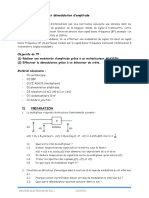 TP N°2: Modulation Et Démodulation D'amplitude