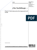 (07039) - BS 6399-3-1988 Loading For Buildings - Part 3 Code of Practice For Imposed Roof Loads - BRITISH STANDARD