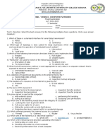 Computer Network Final Exam