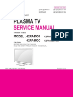 Plasma TV: Service Manual