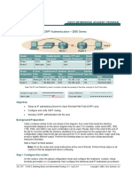 Lab 2.3.4 Configuring OSPF Authentication - 2500 Series: Objective