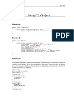 Corrigé TP N°1 - Java: Exercice 1