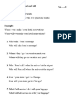 Quiz On First Conditional and Will Skills II