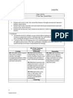 Classroom Methods Dalcroze Lesson Plan