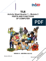 Activity Sheet Quarter 1 - Module 2 Parts and Functions of Computer