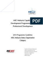 MSC Malaysia Capability Development Programme (CDP) Professional Development