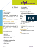 Fiche Programme E 550 Electricite Industrielle Niveau 3