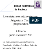 Glosario de Clinica Propedeutica