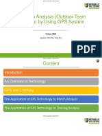 Games Analysis Outdoor Team Sports by Using GPS System