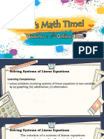 7th-Online-Class-Solving Problems Involving System of Linear Equation in Two Variables