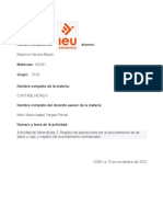 Actividad de Aprendizaje 1. Registro Del Diario Mayor Único y Registro de Operaciones de Una Empresa en El Diario Columnar