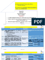 United States International University Africa Nairobi, Kenya Apt2022: Introduction To Assembly Programming Fall 2021 Semester