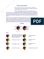 Rubik's Cube Solution