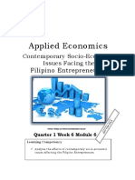 Applied Economics: Filipino Entrepreneurs