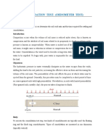 Consolidation Test - (Oedometer Test)