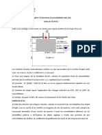 TD N°2 Tassement Et Consolidation