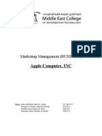 Apple Computer, INC: Marketing Management (BUSS 0001)