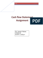 CashFlowStatement Assignment 