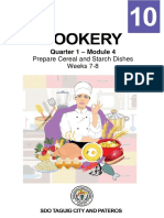 Prepare Cereal and Starch Dishes Weeks 7-8: Quarter 1 - Module 4