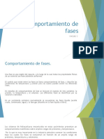 Comportamiento de Fases