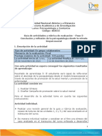 Guía de Actividades y Rúbrica de Evaluación - Paso 5 - Conclusión y Reflexión de La Psicopa