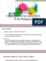 Module 5 B. COVID-19 and Community Quarantine