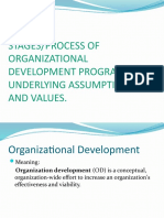 Process, Assumptions, Values N Beliefs of OD