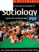 Dictionary of Sociology 1994 Marshall Oxford