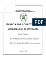 Silabo Administracion de Servidores 2020